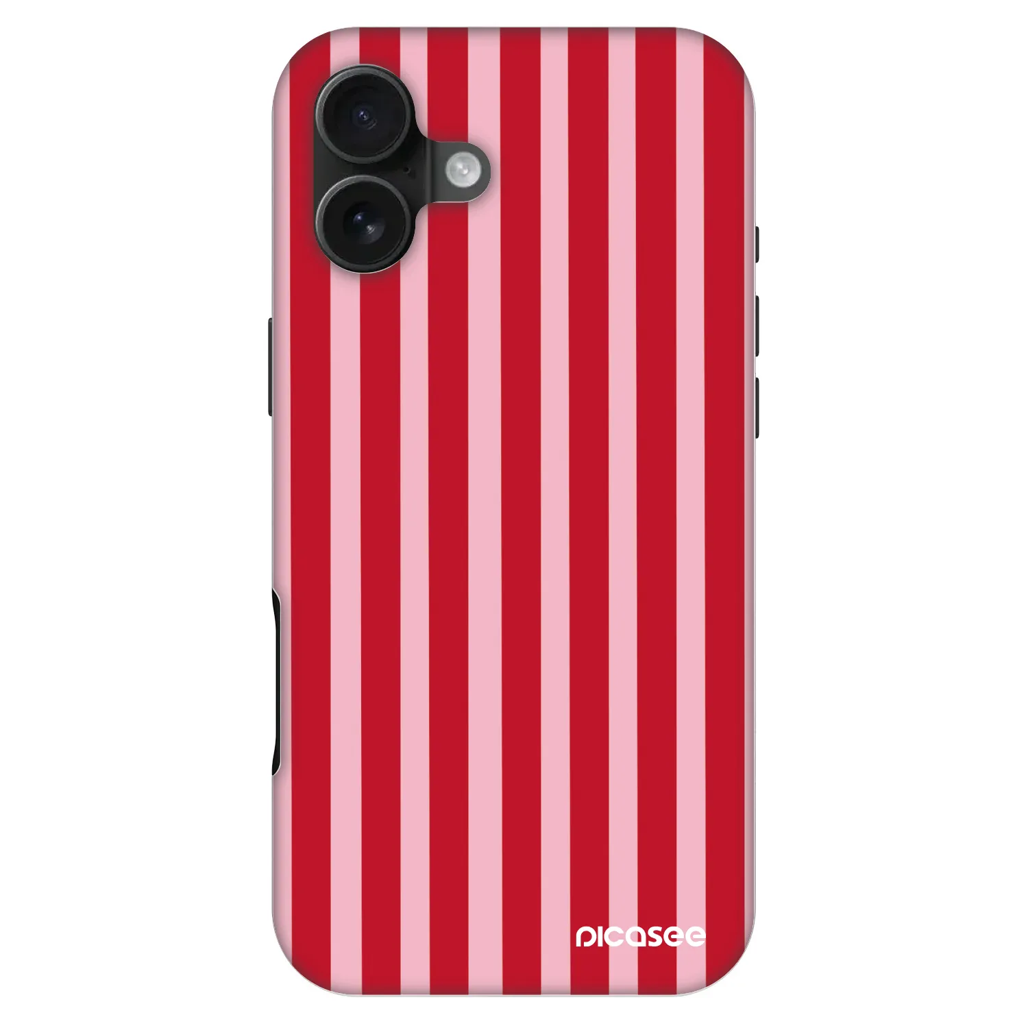 Picasee Fashion Case MagSafe Apple iPhone 16 Plus - Lines red