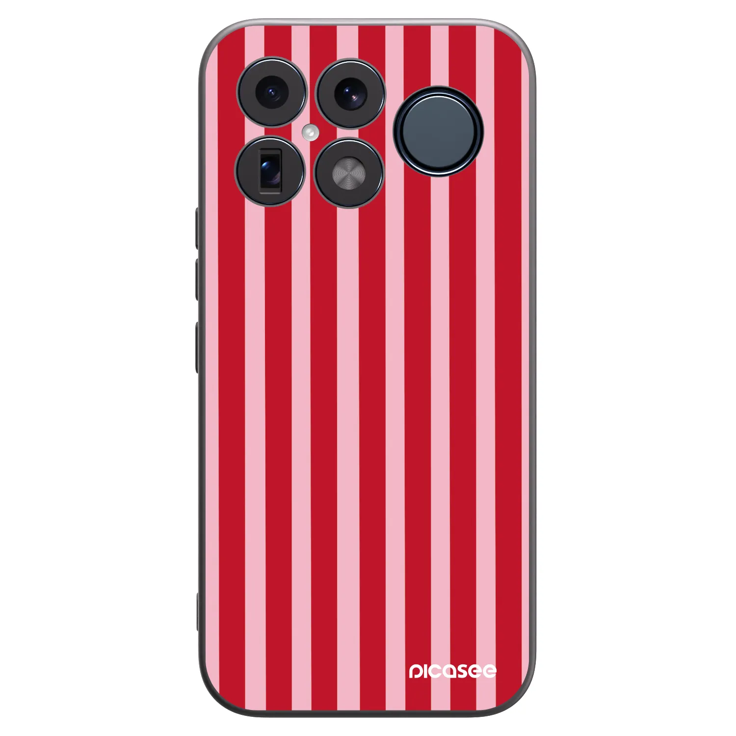 Picasee fekete szilikon tok az alábbi mobiltelefonokra Xiaomi Poco F8 Ultra - Lines red