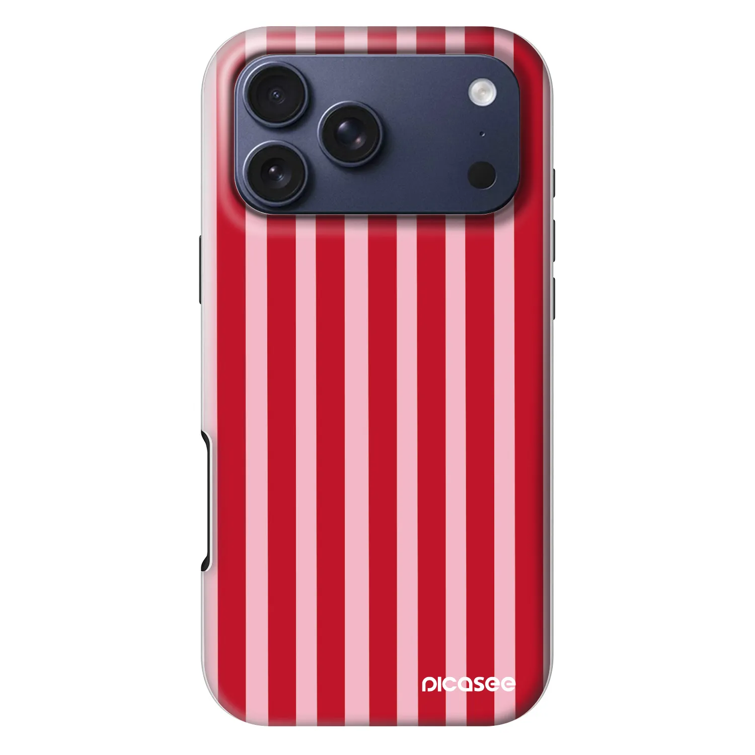 Picasee Fashion Case MagSafe Apple iPhone 18 Pro Max - Lines red