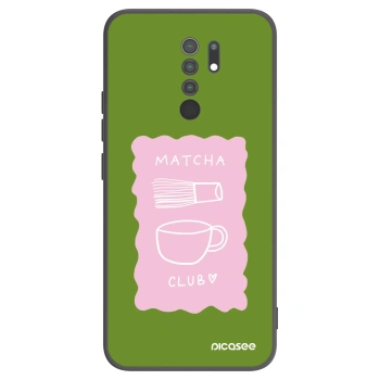Picasee fekete szilikon tok az alábbi mobiltelefonokra Xiaomi Redmi 9 - Matcha club
