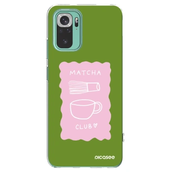 Picasee átlátszó szilikon tok az alábbi mobiltelefonokra Xiaomi Redmi Note 10 Pro - Matcha club