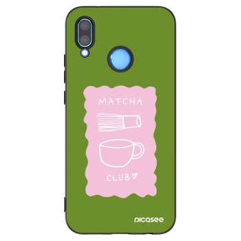Picasee fekete szilikon tok az alábbi mobiltelefonokra Huawei P20 Lite - Matcha club