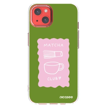 Picasee átlátszó szilikon tok az alábbi mobiltelefonokra Apple iPhone 13 - Matcha club