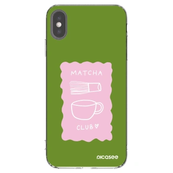 Picasee átlátszó szilikon tok az alábbi mobiltelefonokra Apple iPhone XS Max - Matcha club