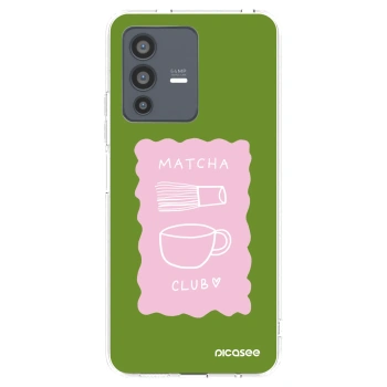 Picasee átlátszó szilikon tok az alábbi mobiltelefonokra Vivo V23 5G - Matcha club