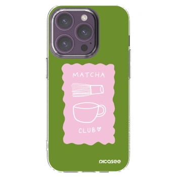 Picasee átlátszó szilikon tok az alábbi mobiltelefonokra Apple iPhone 14 Pro - Matcha club