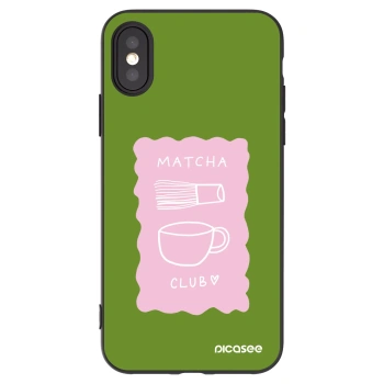 Picasee fekete szilikon tok az alábbi mobiltelefonokra Apple iPhone X/XS - Matcha club