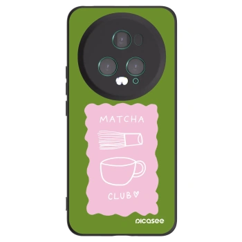 Picasee fekete szilikon tok az alábbi mobiltelefonokra Honor Magic5 Pro - Matcha club