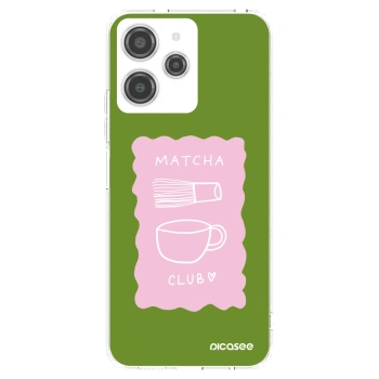 Picasee átlátszó szilikon tok az alábbi mobiltelefonokra Xiaomi Redmi 12 4G - Matcha club