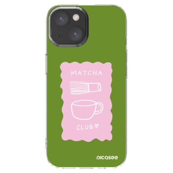 Picasee átlátszó szilikon tok az alábbi mobiltelefonokra Apple iPhone 15 - Matcha club