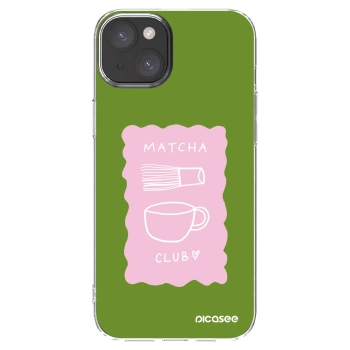 Picasee átlátszó szilikon tok az alábbi mobiltelefonokra Apple iPhone 15 Plus - Matcha club