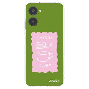 Picasee átlátszó szilikon tok az alábbi mobiltelefonokra Realme 10 4G - Matcha club