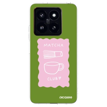 Picasee átlátszó szilikon tok az alábbi mobiltelefonokra Xiaomi 14 Pro - Matcha club