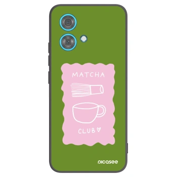 Picasee fekete szilikon tok az alábbi mobiltelefonokra Motorola Edge 40 Neo - Matcha club