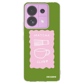 Picasee átlátszó szilikon tok az alábbi mobiltelefonokra Xiaomi Redmi Note 13 Pro 5G - Matcha club
