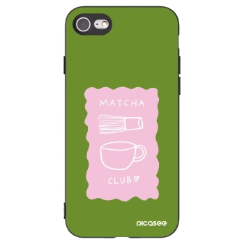 Picasee fekete szilikon tok az alábbi mobiltelefonokra Apple iPhone 8 - Matcha club