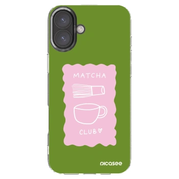 Picasee átlátszó szilikon tok az alábbi mobiltelefonokra Apple iPhone 16 Plus - Matcha club