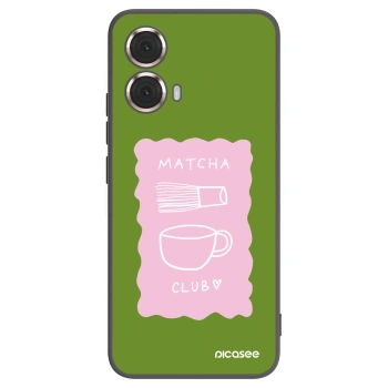 Picasee fekete szilikon tok az alábbi mobiltelefonokra Motorola Moto G85 - Matcha club