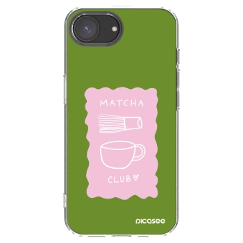 Picasee átlátszó szilikon tok az alábbi mobiltelefonokra Apple iPhone 16e - Matcha club