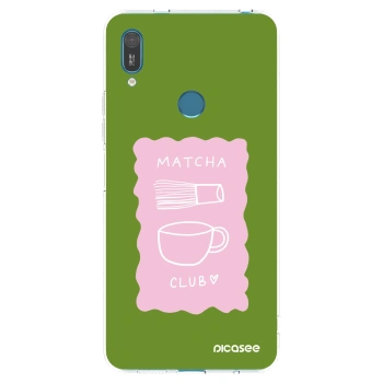 Picasee átlátszó szilikon tok az alábbi mobiltelefonokra Huawei Y7 2019 - Matcha club