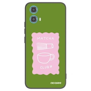 Picasee fekete szilikon tok az alábbi mobiltelefonokra Motorola Moto G34 5G - Matcha club
