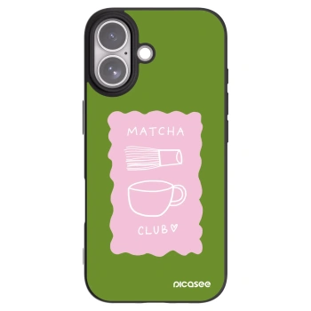 Picasee fekete szilikon tok az alábbi mobiltelefonokra Apple iPhone 17 - Matcha club