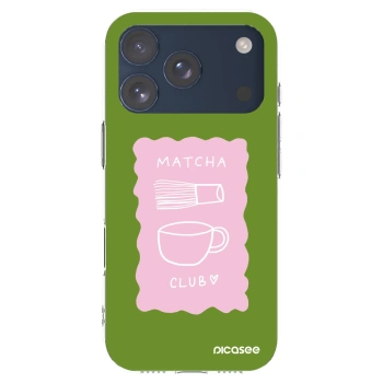 Picasee átlátszó szilikon tok az alábbi mobiltelefonokra Apple iPhone 17 Pro - Matcha club