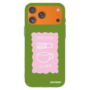 Picasee átlátszó szilikon tok az alábbi mobiltelefonokra Apple iPhone 17 Pro Max - Matcha club