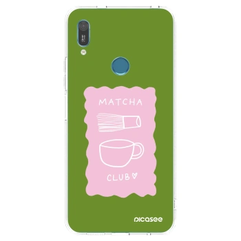Picasee átlátszó szilikon tok az alábbi mobiltelefonokra Huawei Y6 2019 - Matcha club