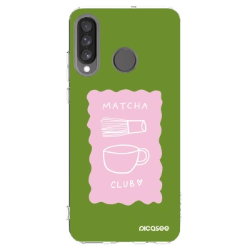 Picasee átlátszó szilikon tok az alábbi mobiltelefonokra Huawei P30 Lite - Matcha club