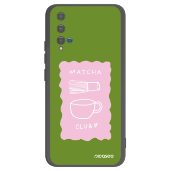 Picasee fekete szilikon tok az alábbi mobiltelefonokra Huawei Nova 5T - Matcha club
