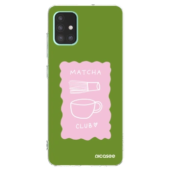 Picasee átlátszó szilikon tok az alábbi mobiltelefonokra Samsung Galaxy A51 A515F - Matcha club