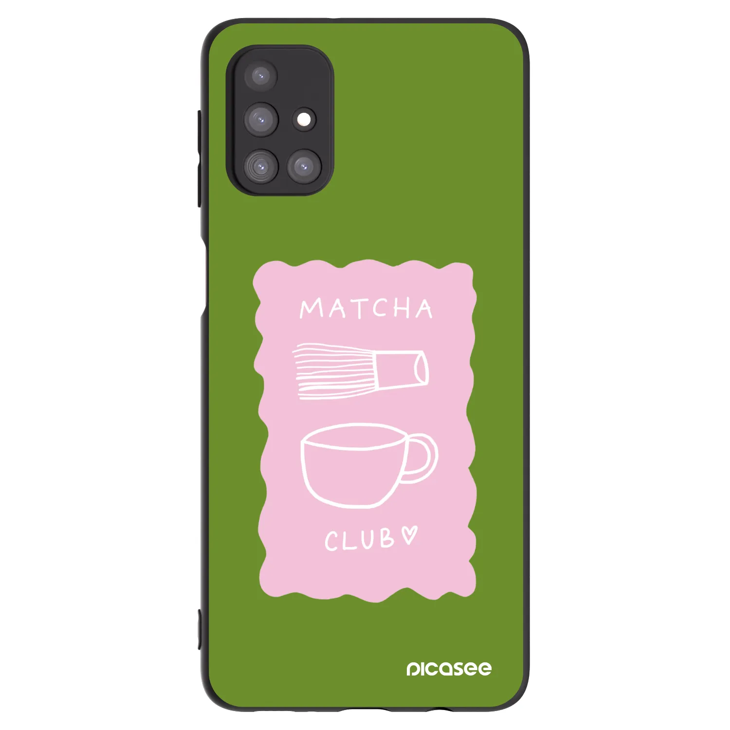 Picasee fekete szilikon tok az alábbi mobiltelefonokra Samsung Galaxy M31s - Matcha club