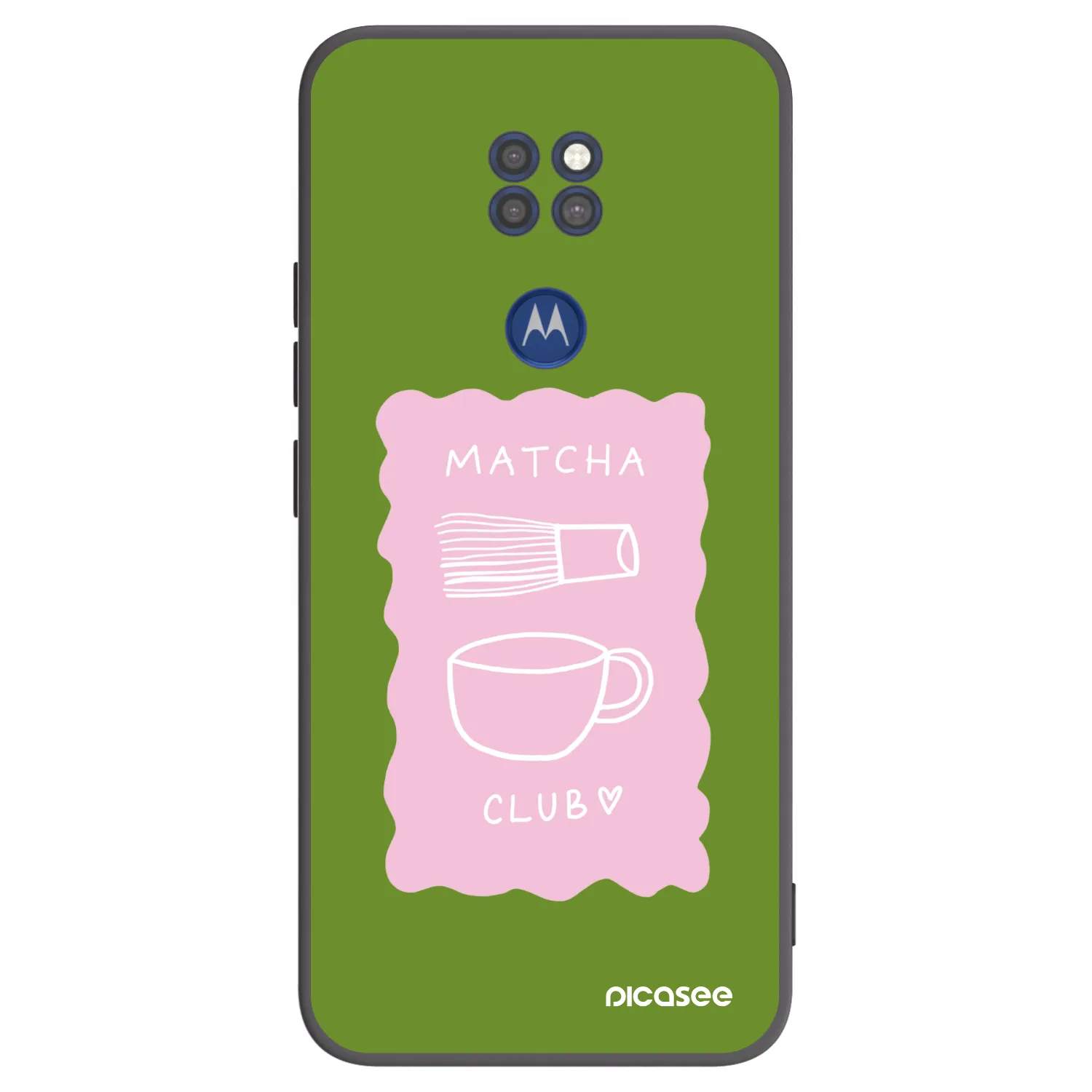 Picasee fekete szilikon tok az alábbi mobiltelefonokra Motorola Moto G9 Play - Matcha club