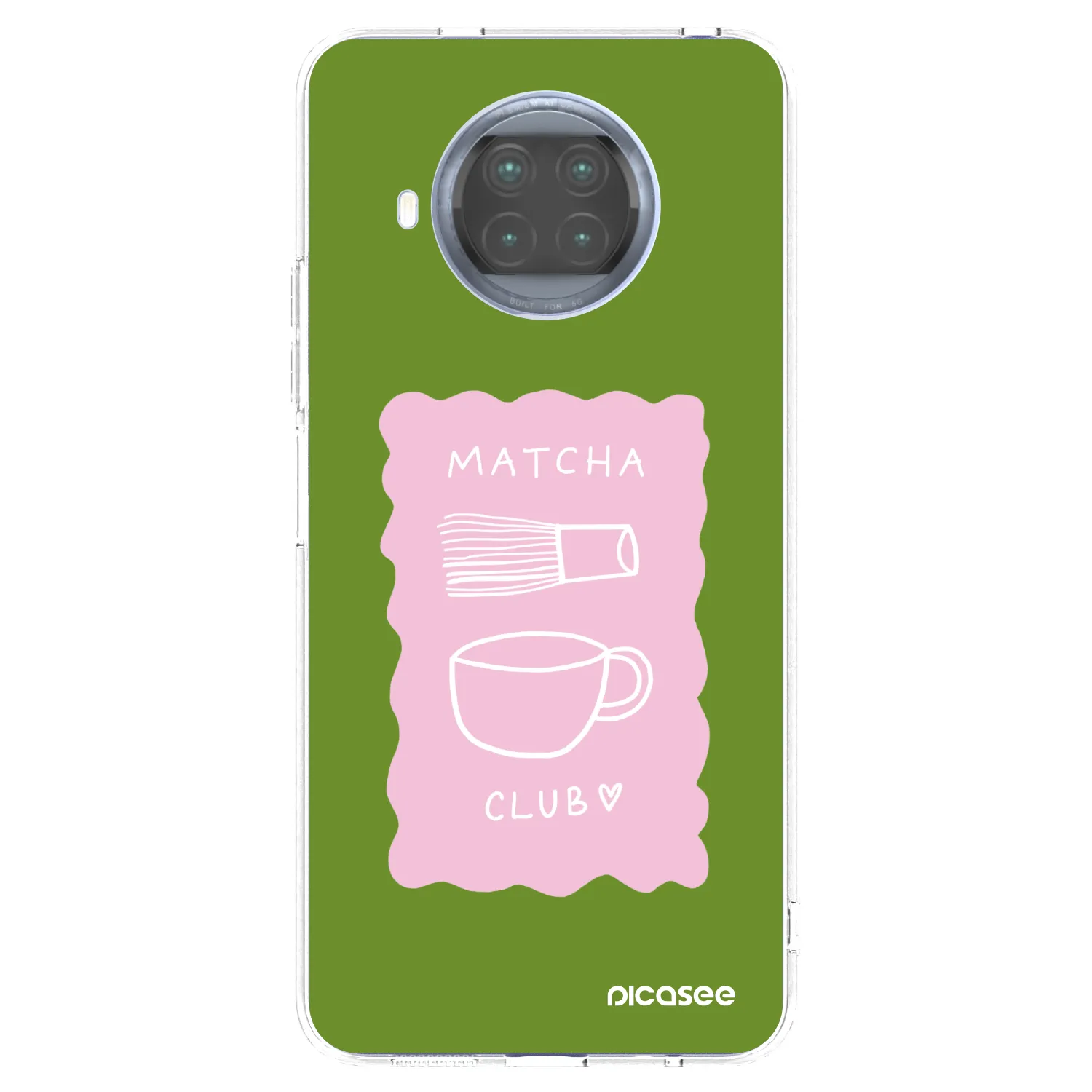 Picasee átlátszó szilikon tok az alábbi mobiltelefonokra Xiaomi Mi 10T Lite - Matcha club