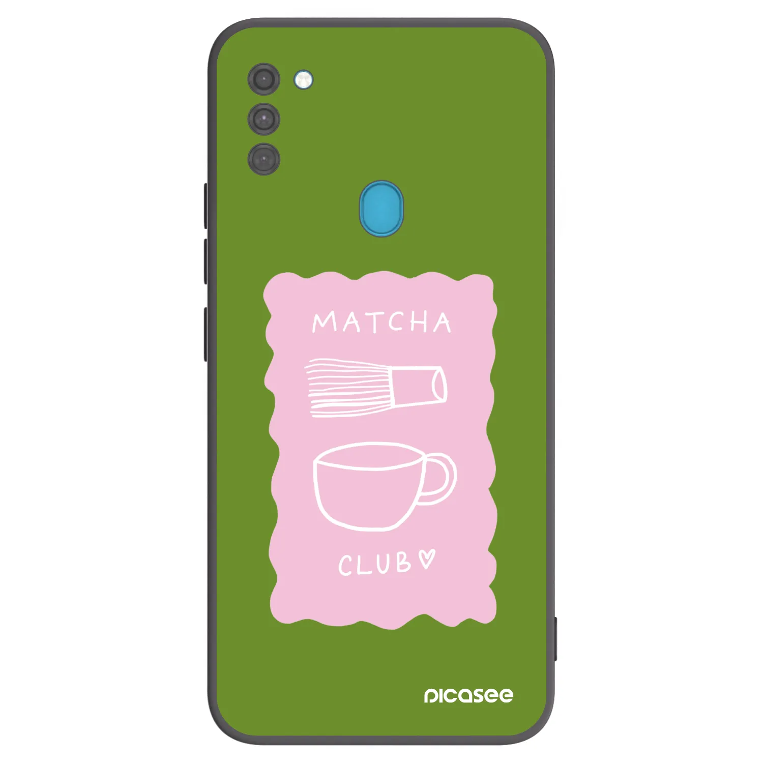 Picasee fekete szilikon tok az alábbi mobiltelefonokra Samsung Galaxy M11 - Matcha club