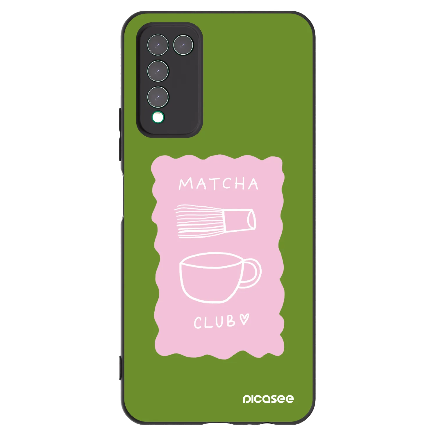 Picasee fekete szilikon tok az alábbi mobiltelefonokra Honor 10X Lite - Matcha club