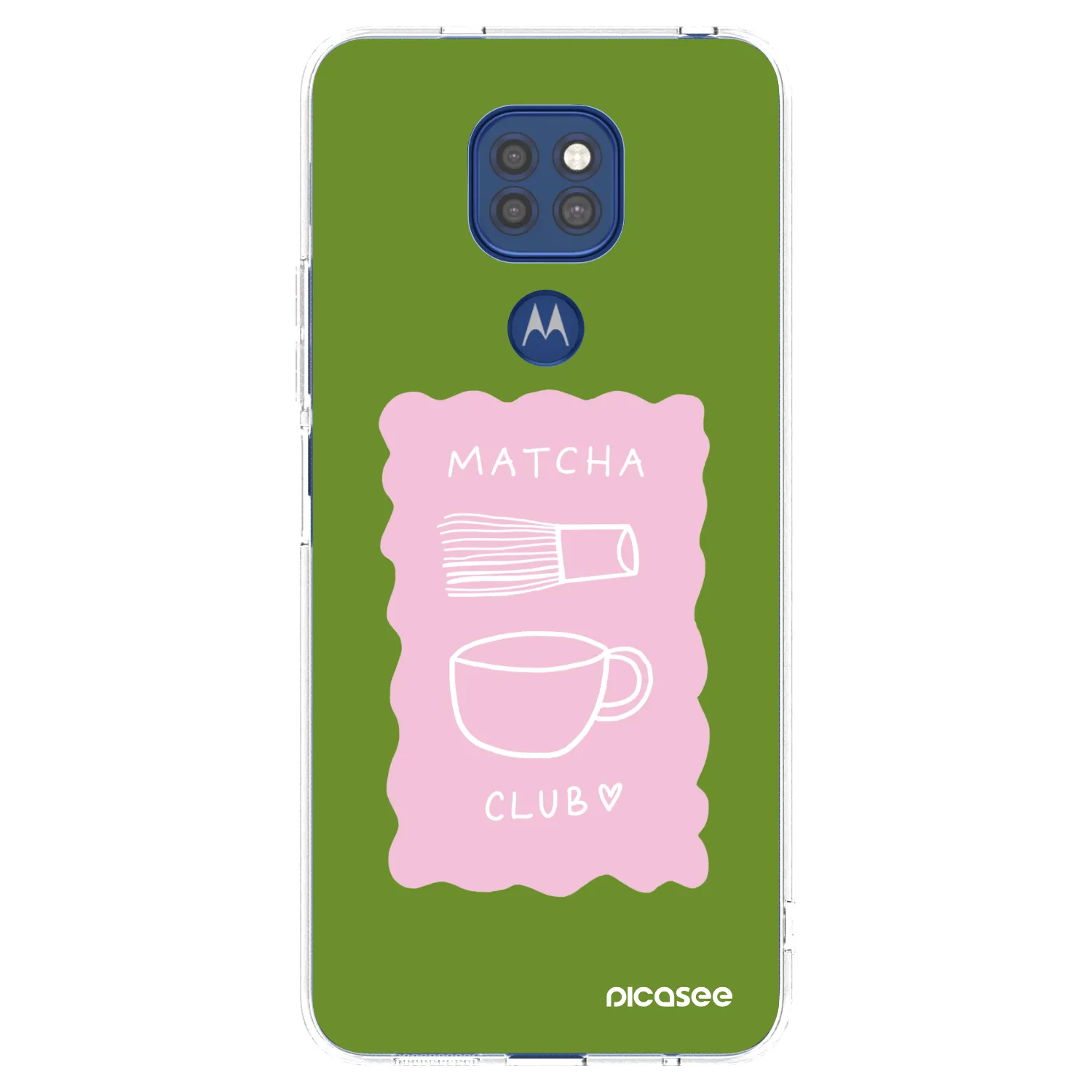 Picasee átlátszó szilikon tok az alábbi mobiltelefonokra Motorola Moto G9 Play - Matcha club
