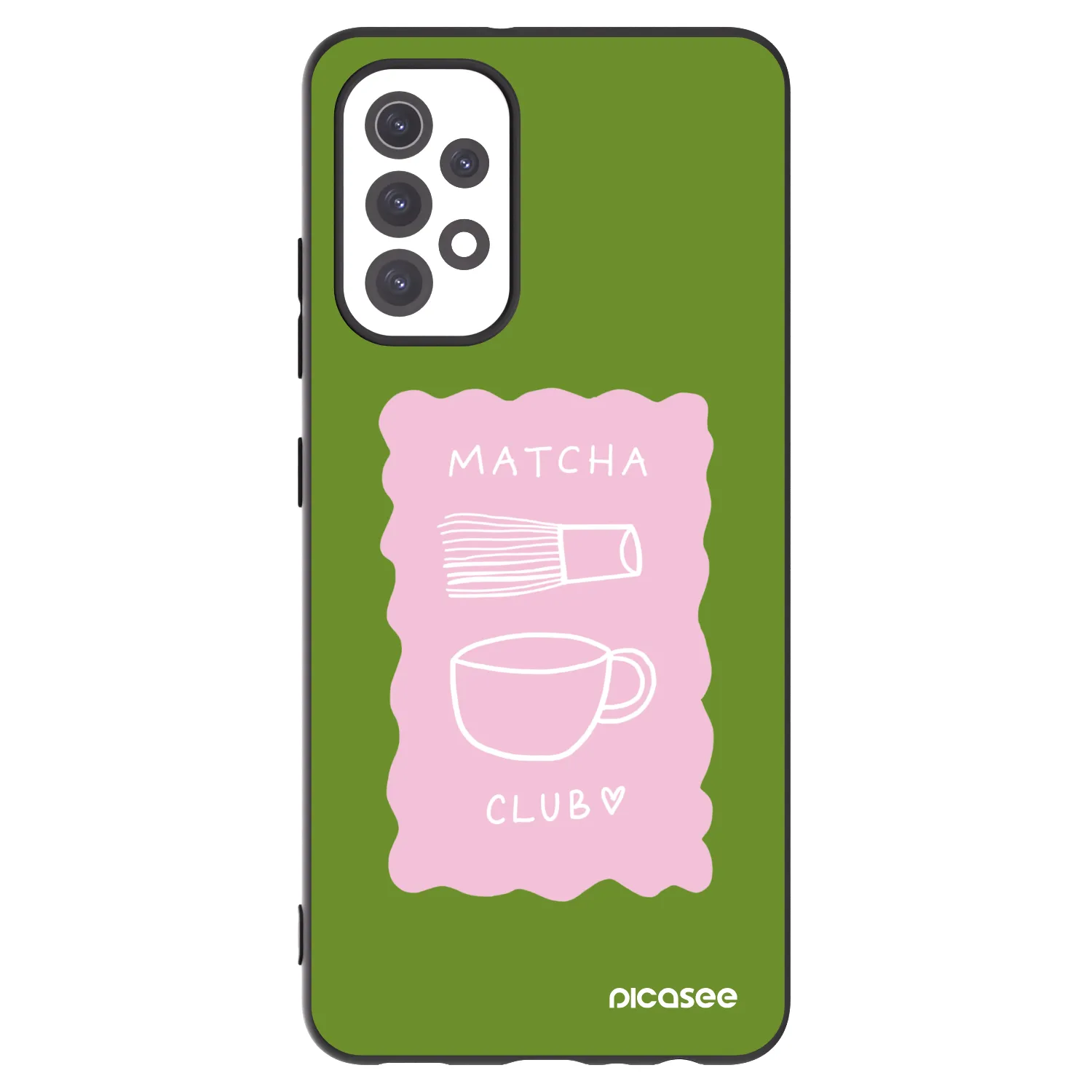 Picasee fekete szilikon tok az alábbi mobiltelefonokra Samsung Galaxy A32 5G A326B - Matcha club