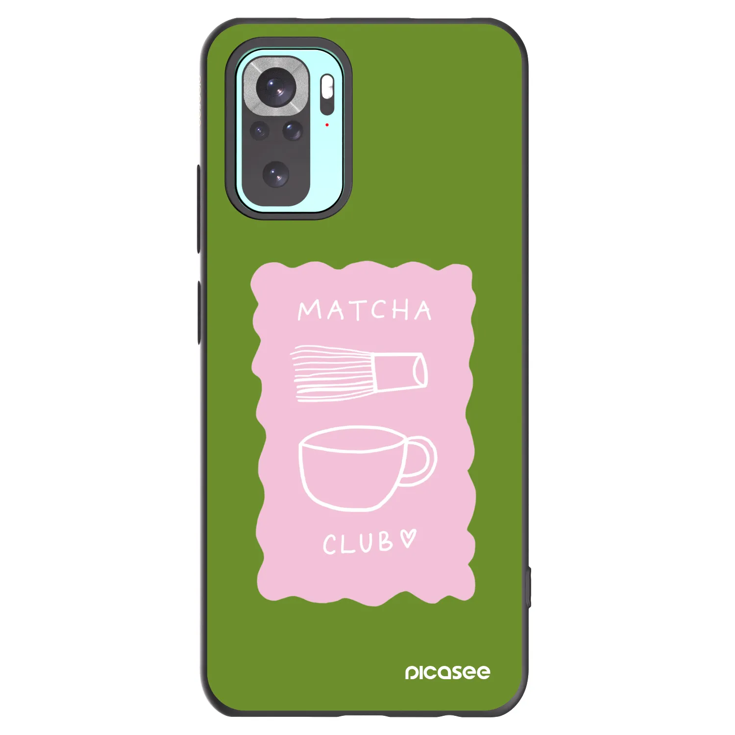 Picasee fekete szilikon tok az alábbi mobiltelefonokra Xiaomi Redmi Note 10 Pro - Matcha club