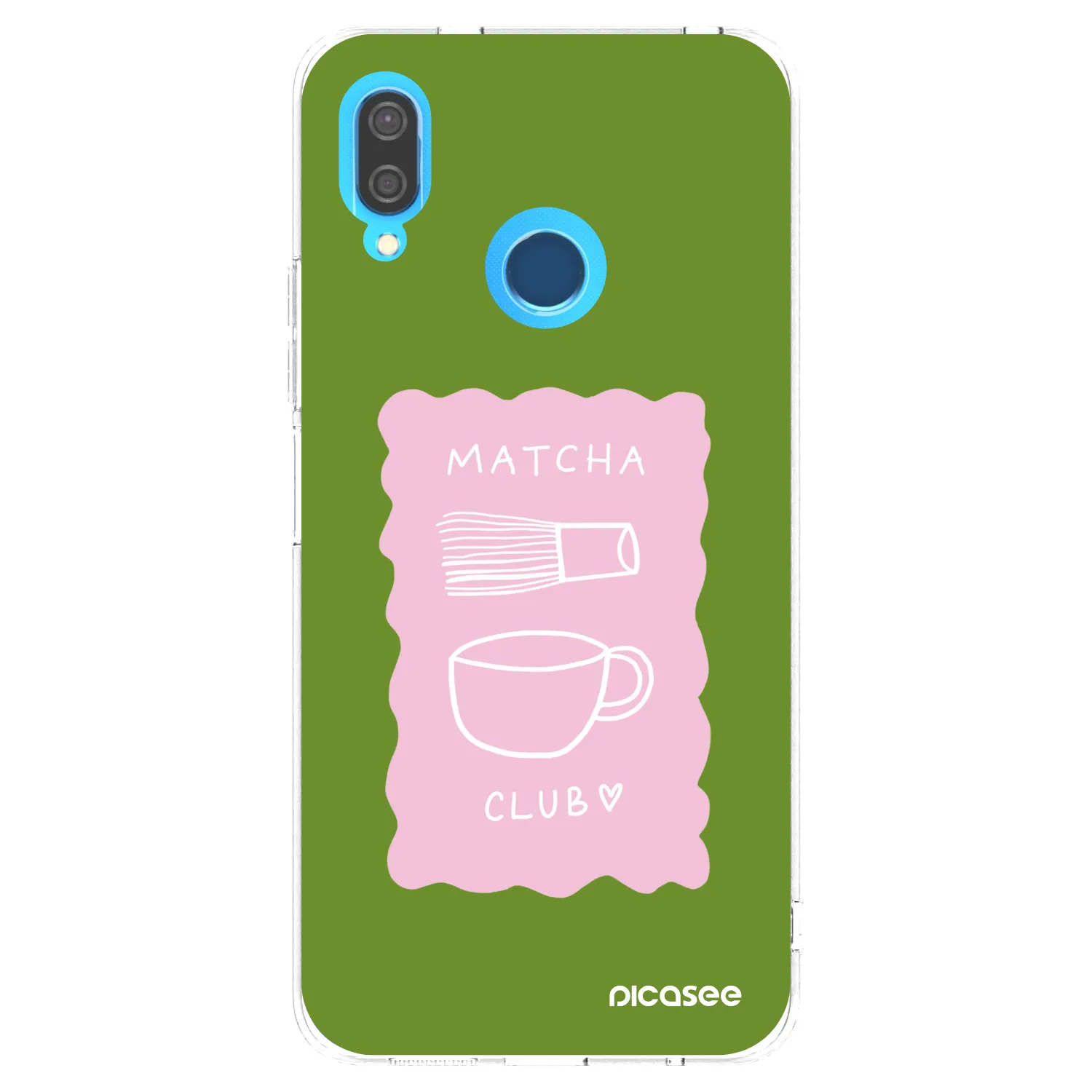 Picasee átlátszó szilikon tok az alábbi mobiltelefonokra Huawei P20 Lite - Matcha club