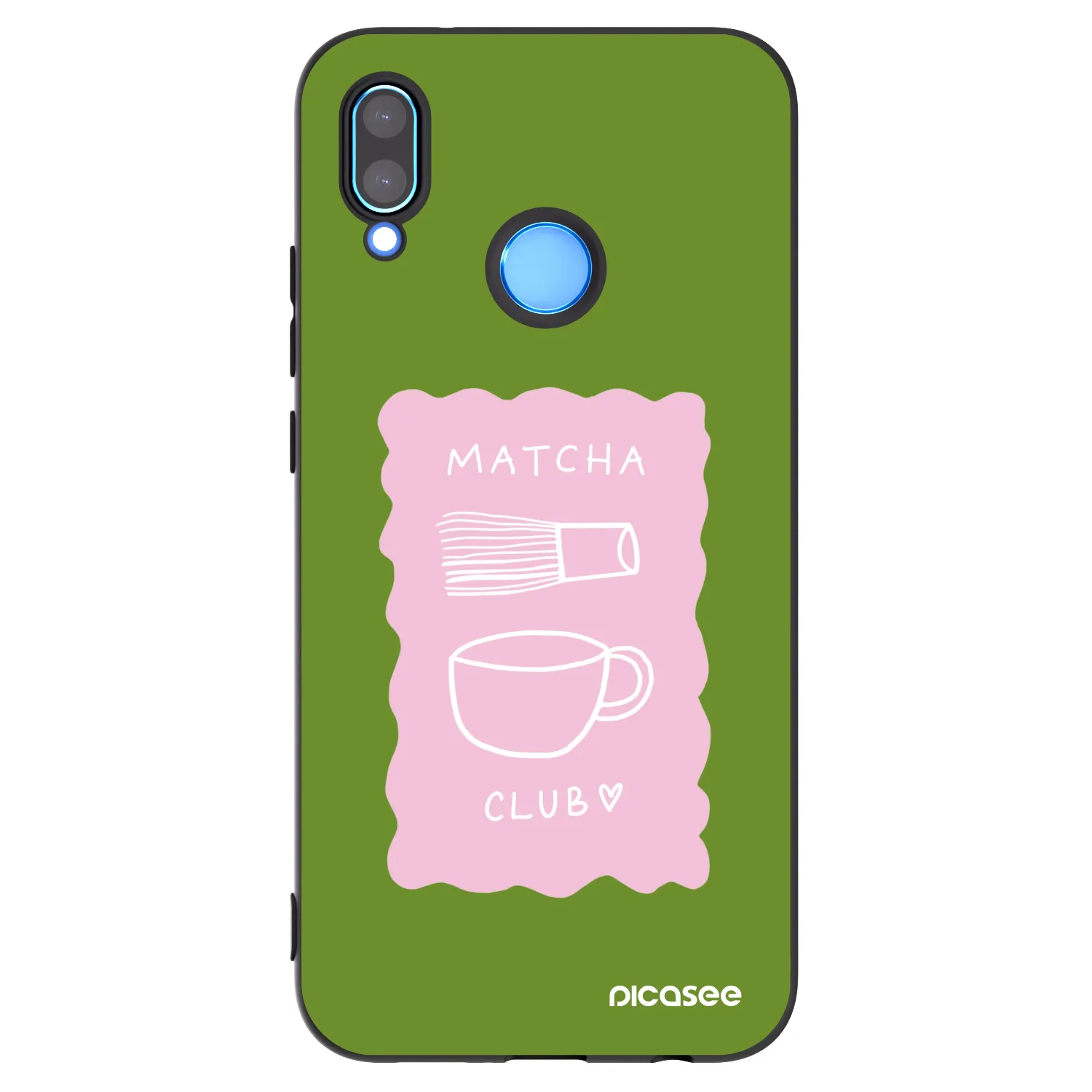 Picasee fekete szilikon tok az alábbi mobiltelefonokra Huawei P20 Lite - Matcha club