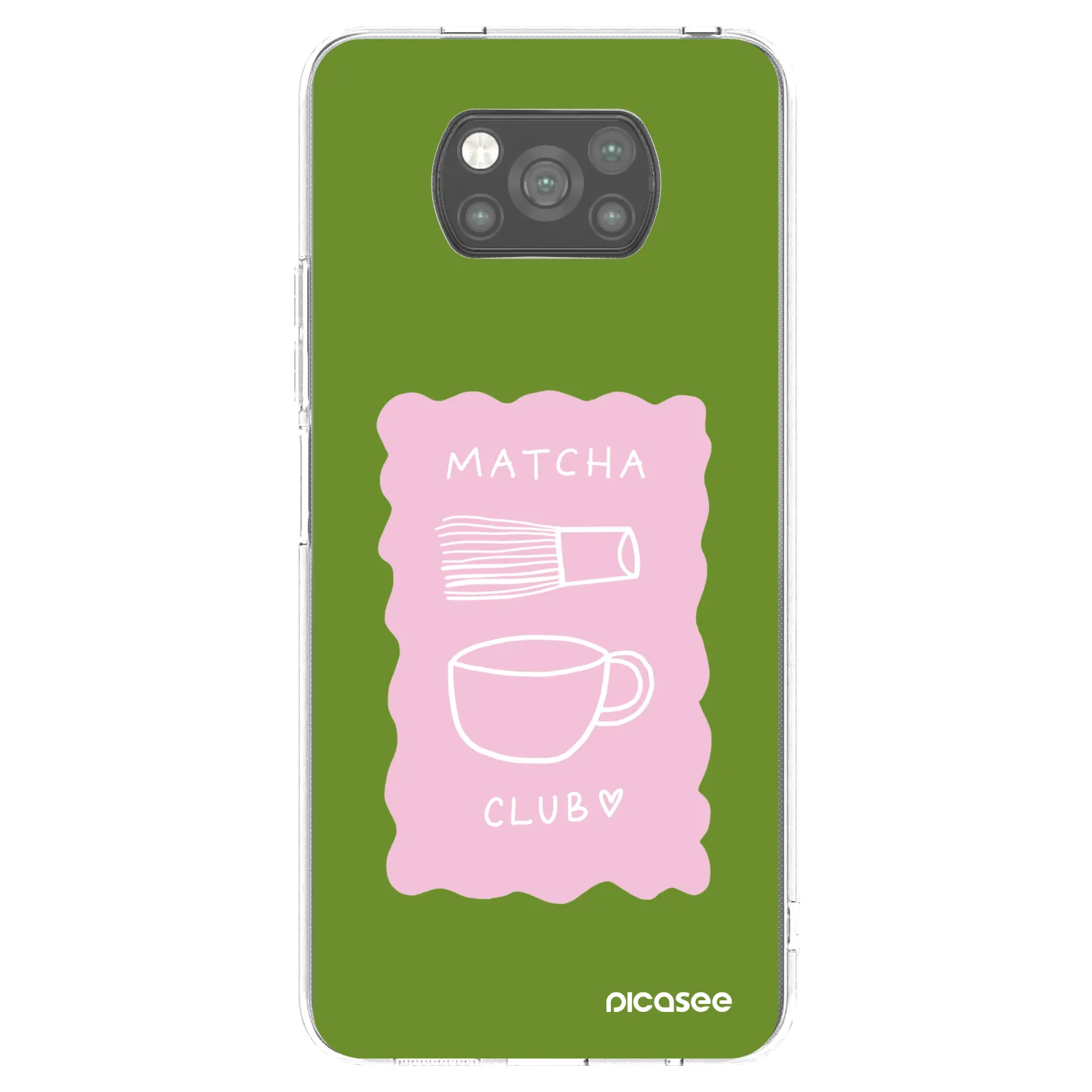 Picasee fekete szilikon tok az alábbi mobiltelefonokra Xiaomi Poco X3 Pro - Matcha club