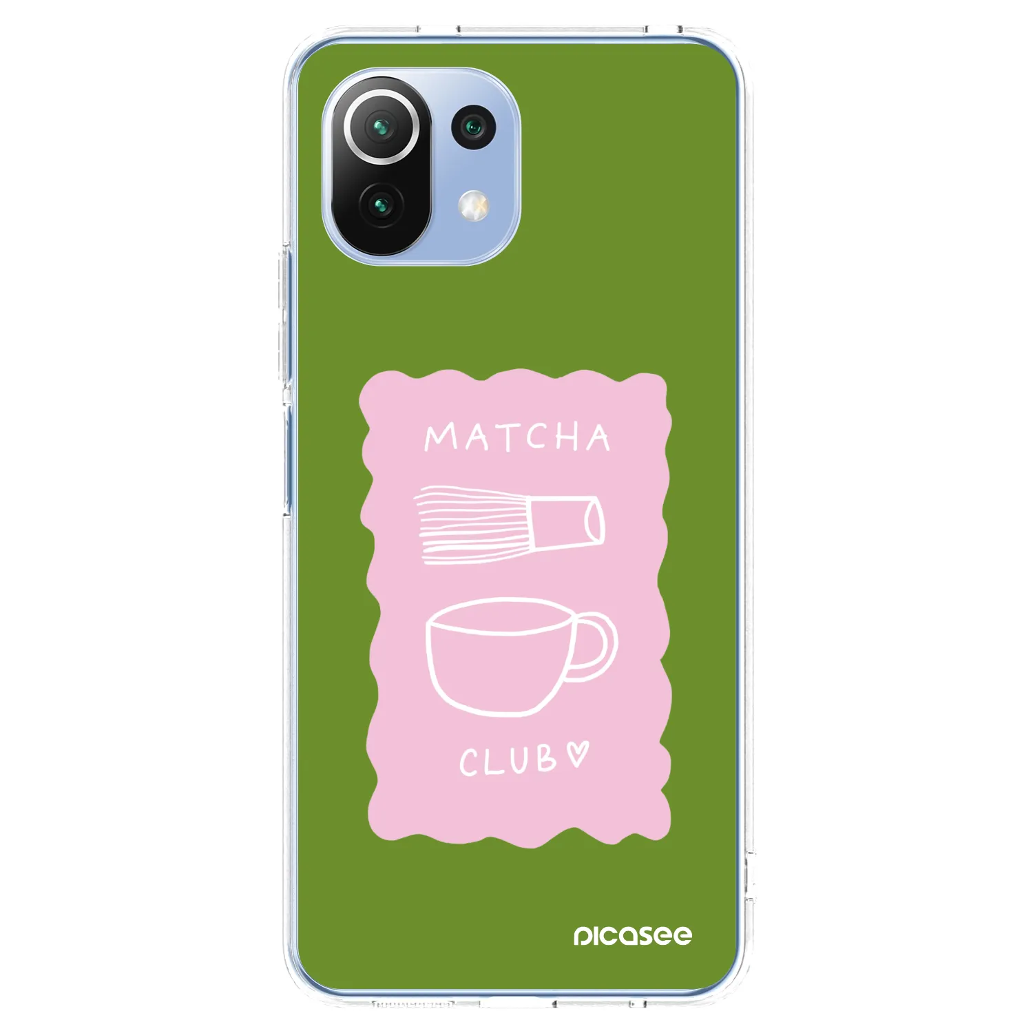 Picasee átlátszó szilikon tok az alábbi mobiltelefonokra Xiaomi Mi 11 Lite - Matcha club