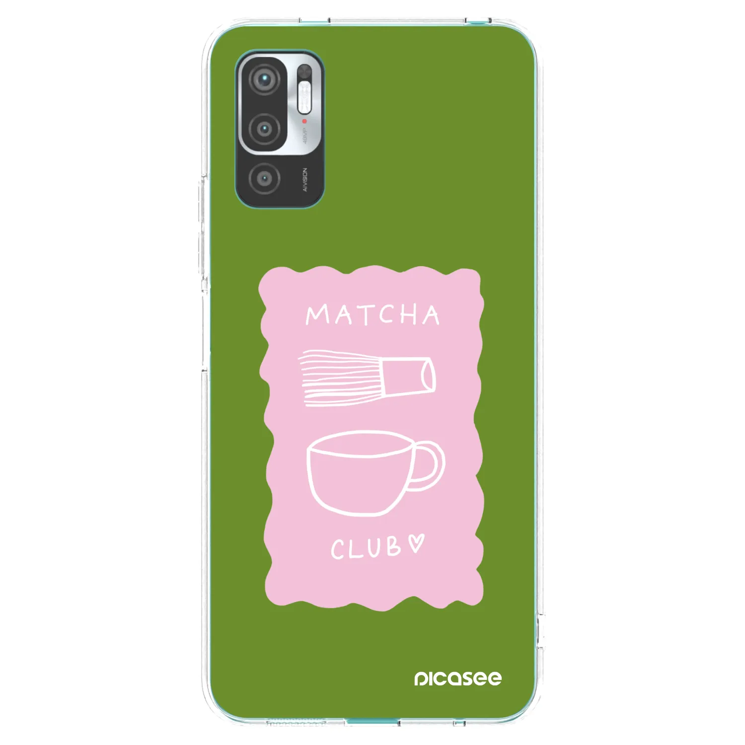 Picasee átlátszó szilikon tok az alábbi mobiltelefonokra Xiaomi Redmi Note 10 5G - Matcha club
