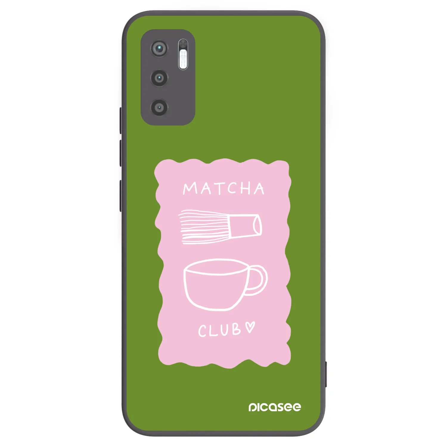 Picasee fekete szilikon tok az alábbi mobiltelefonokra Xiaomi Redmi Note 10 5G - Matcha club