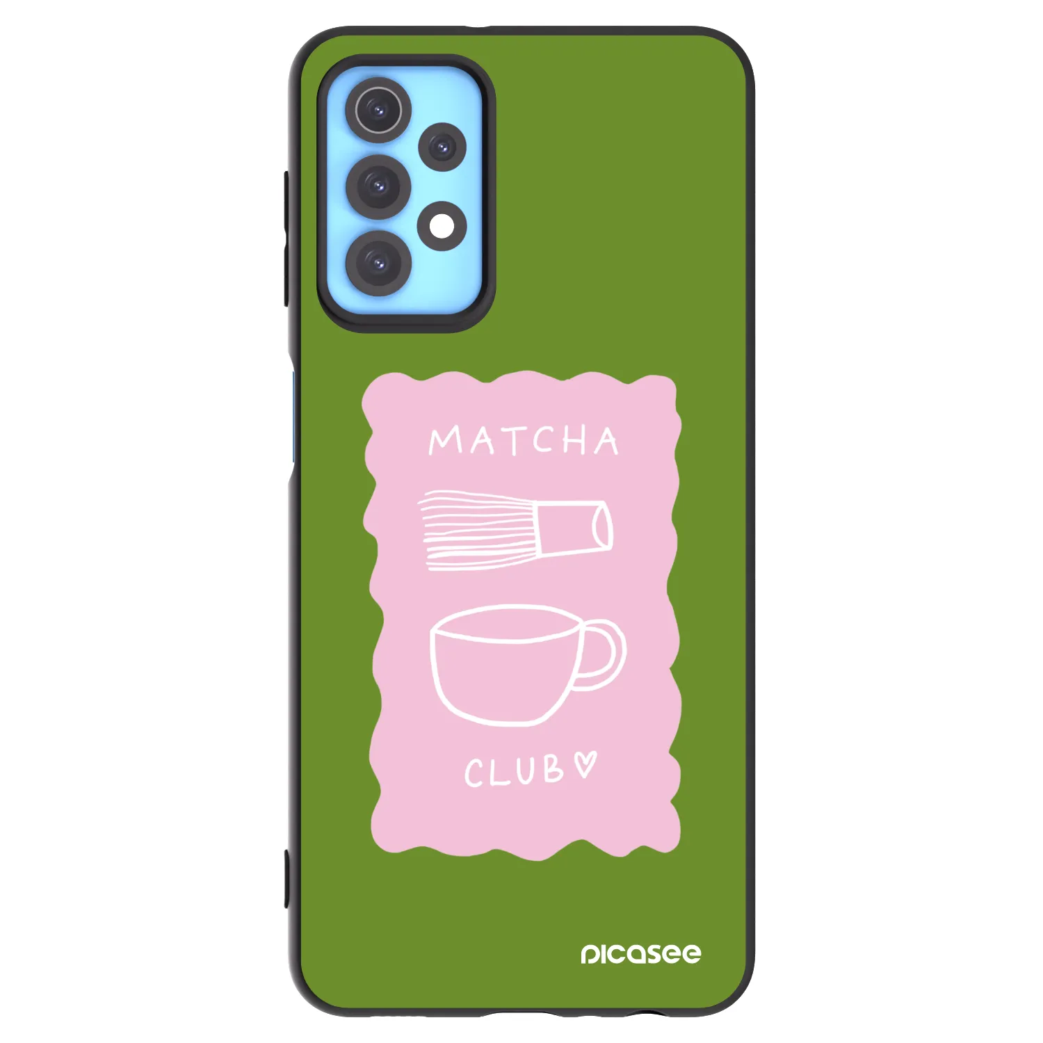 Picasee fekete szilikon tok az alábbi mobiltelefonokra Samsung Galaxy A32 4G SM-A325F - Matcha club