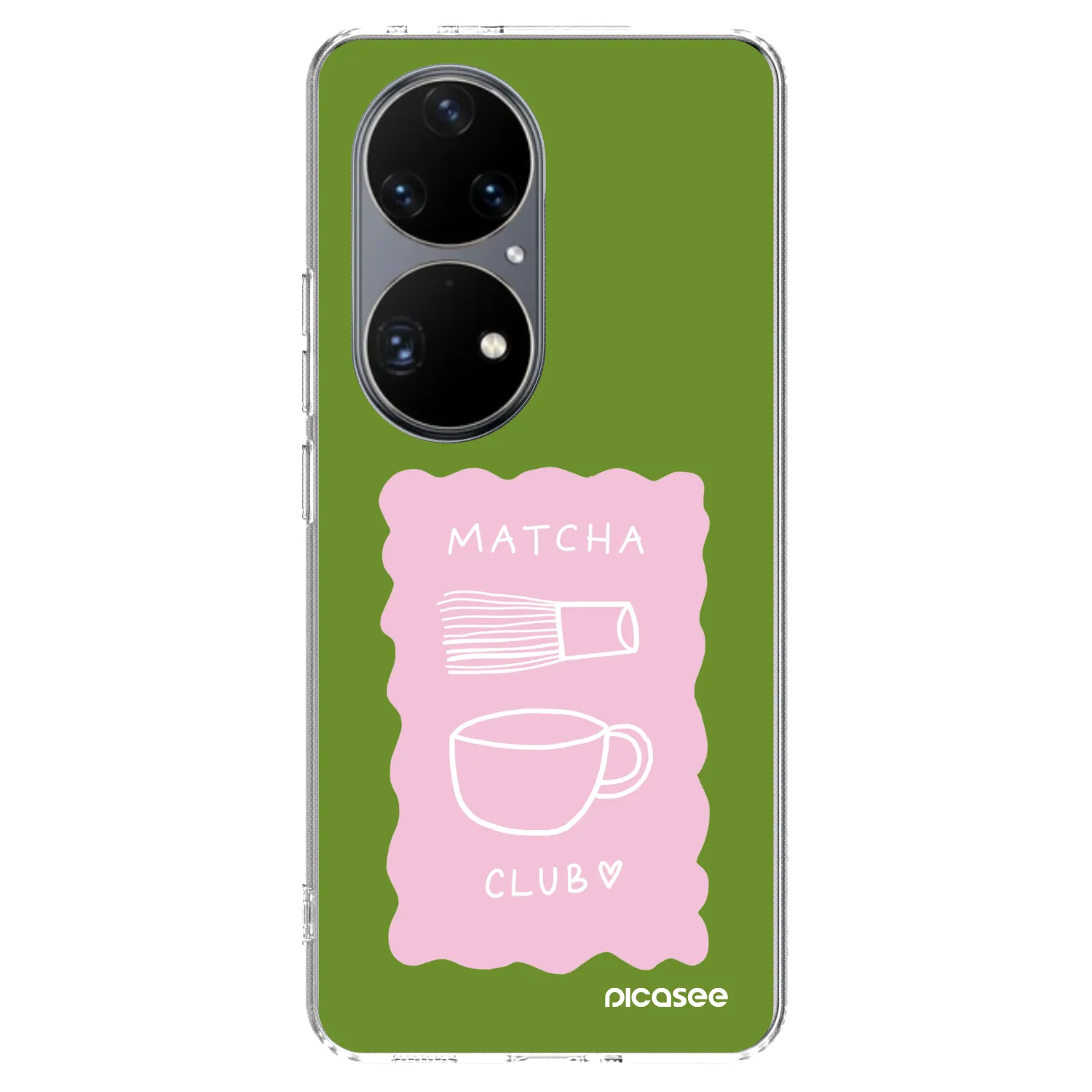 Picasee átlátszó szilikon tok az alábbi mobiltelefonokra Huawei P50 - Matcha club