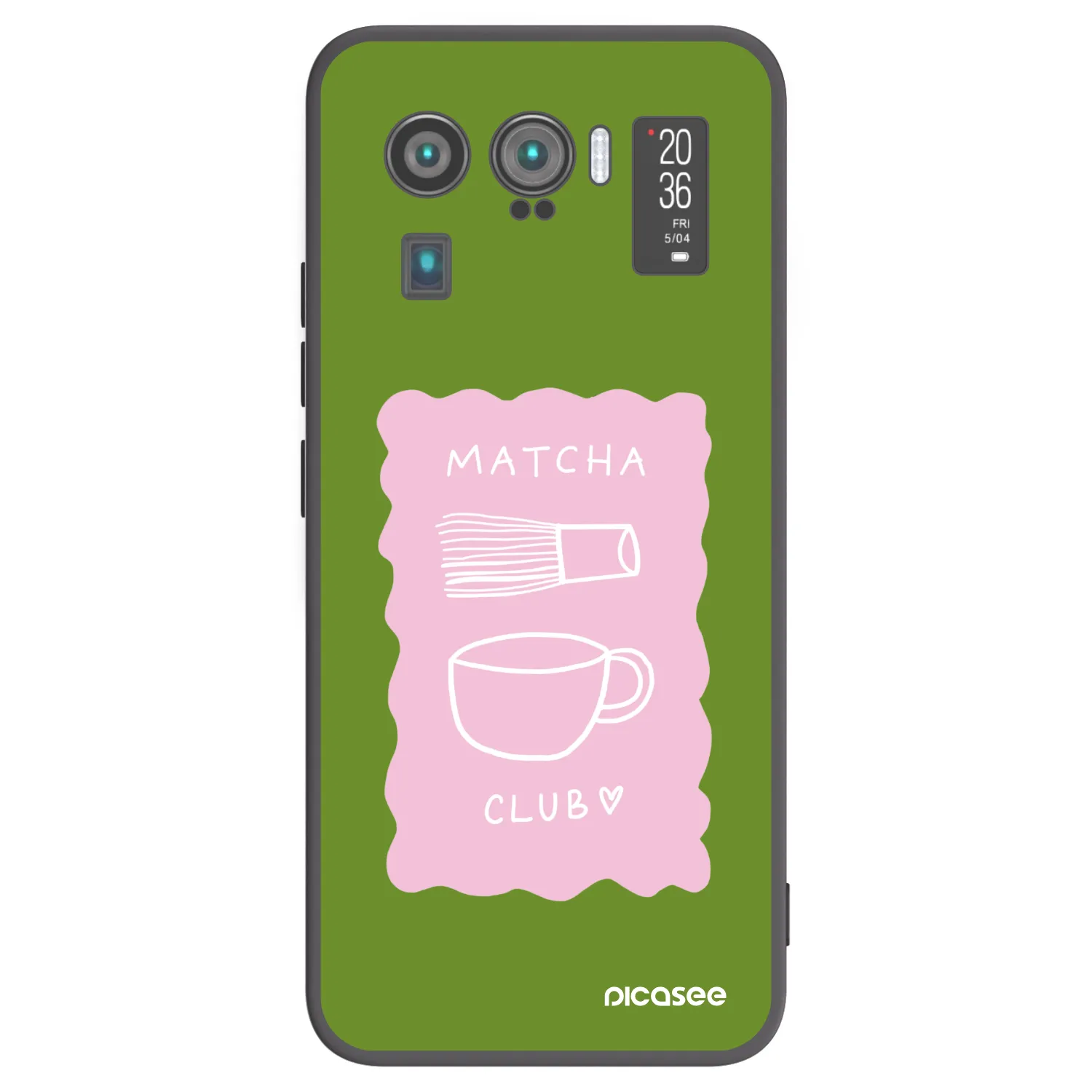 Picasee fekete szilikon tok az alábbi mobiltelefonokra Xiaomi Mi 11 Ultra - Matcha club