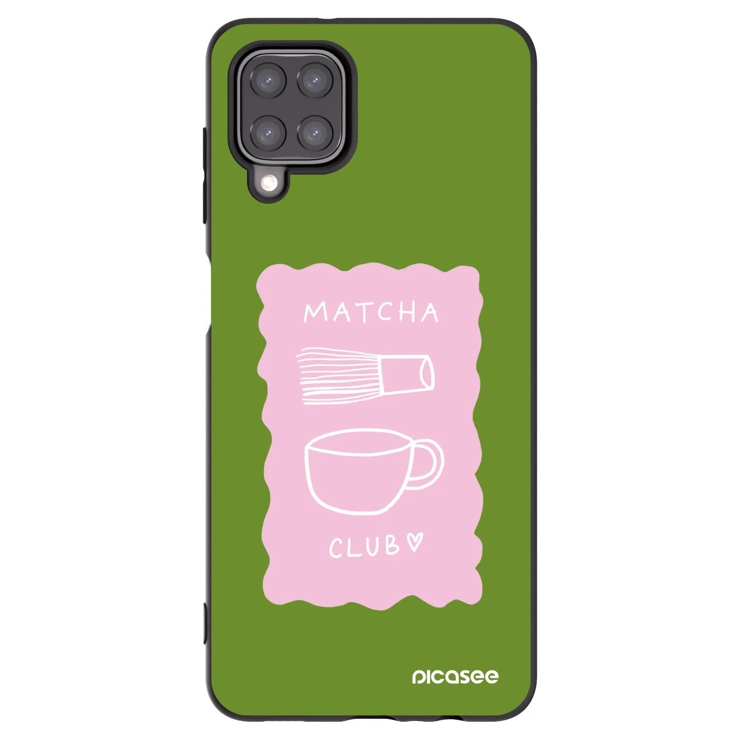 Picasee fekete szilikon tok az alábbi mobiltelefonokra Samsung Galaxy M12 M127F - Matcha club
